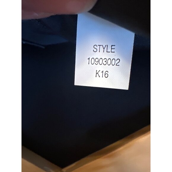 Liz Claiborne Black Polyester Shift Dress Professional Workwear Size 14 - Picture 6 of 7